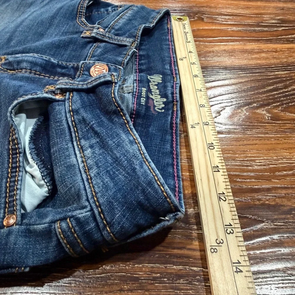 Wrangler Riding Work Jeans Womens 3x30 Blue Medium Wash Bootcut 1009MWZMS